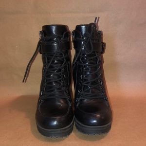 G by GUESS Military Heeled Boots